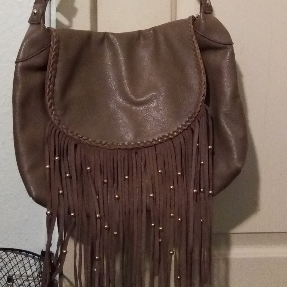 Izzy & Ali Nordstrom Fringe Crossbody Gold Bead
